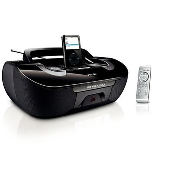 Philips Docking Entertainment System Portable CD player Black