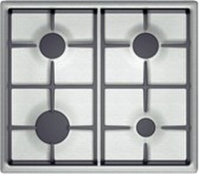 Bosch NPD615ENL Встроенный Gas hob Cеребряный