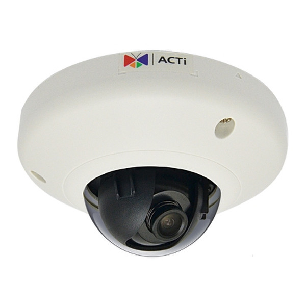 ACTi E93 IP security camera Для помещений Dome Белый камера видеонаблюдения