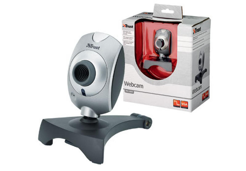 Trust WB-1400T Grau Webcam