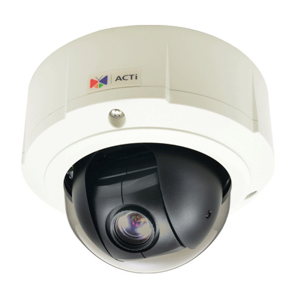 ACTi B95 IP security camera Вне помещения Dome Черный, Белый камера видеонаблюдения