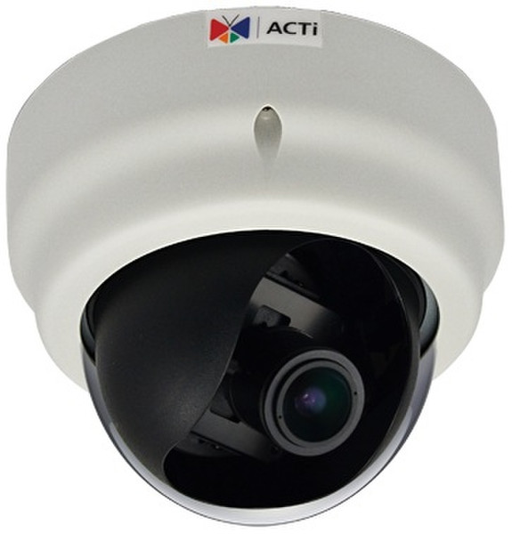 ACTi D62A IP security camera Для помещений Dome Белый камера видеонаблюдения