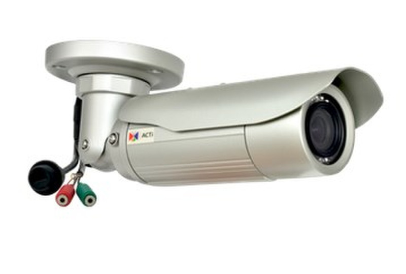 ACTi E44A IP security camera Вне помещения Пуля Белый камера видеонаблюдения