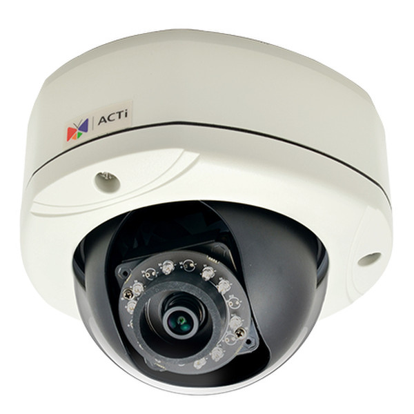 ACTi E76 IP security camera Outdoor Dome Black,White security camera