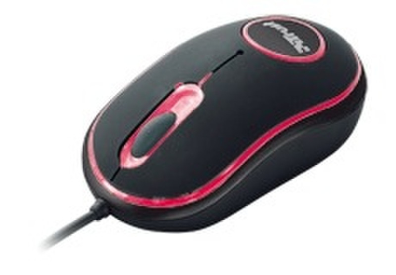 Trust Black MultiColour Mouse USB Оптический 800dpi Черный компьютерная мышь