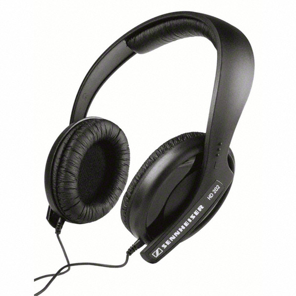 Sennheiser HD 202 Ohraufliegend Kopfband Schwarz Kopfhörer