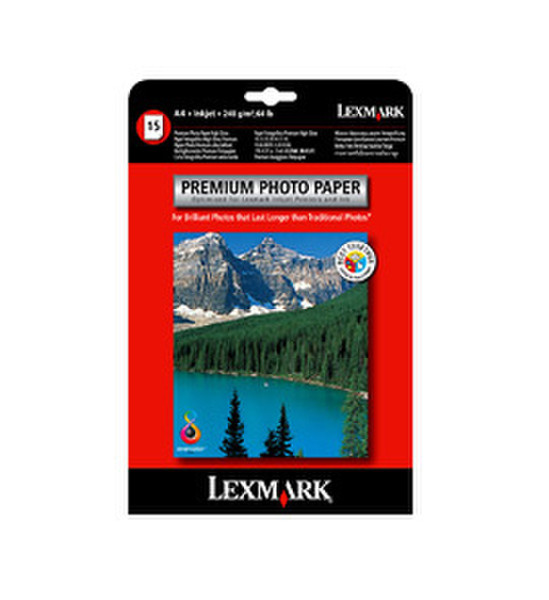 Lexmark Premium Glossy Photo Inkjet Paper A4 фотобумага