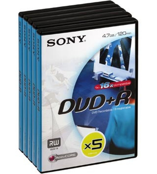 Sony 5DPR120BVD 4.7GB DVD+R 5Stück(e)