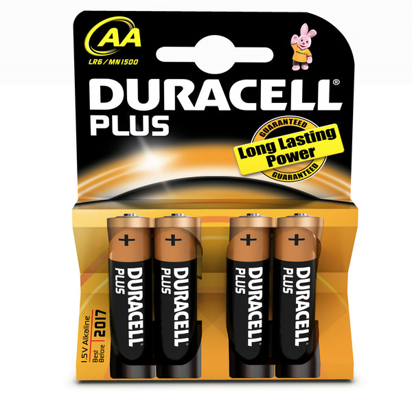 Duracell AA Plus Alkali 1.5V Nicht wiederaufladbare Batterie