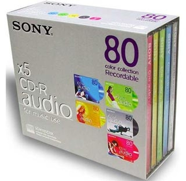 Sony 5CRM80CRX CD-R 700МБ 5шт