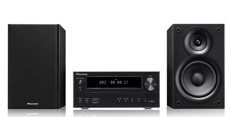 Pioneer X-HM21BTD-K Micro-Set 30W Schwarz Home-Stereoanlage