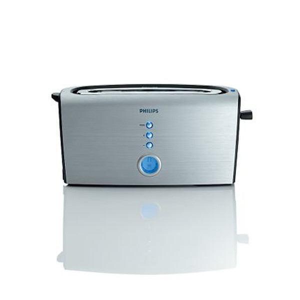 Philips Toaster 2ломтик(а) 1200Вт Cеребряный тостер