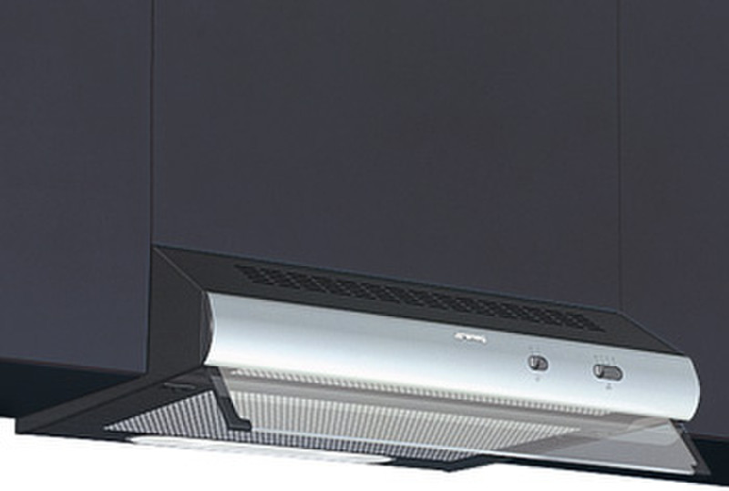 Smeg KSEC60X Semi built-in (pull out) 300m³/h Silver cooker hood