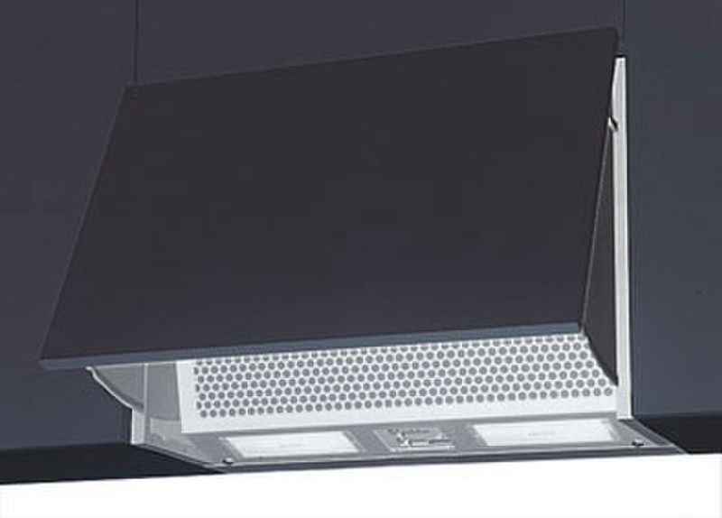 Smeg KSEI61S Built-under 350m³/h Black cooker hood