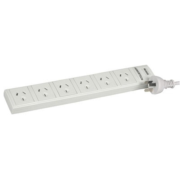 Electus Distribution MS4045 6AC outlet(s) 1m Grey power extension