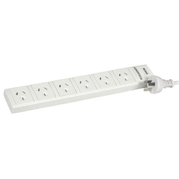 Electus Distribution MS4055 6AC outlet(s) 1m Grey power extension