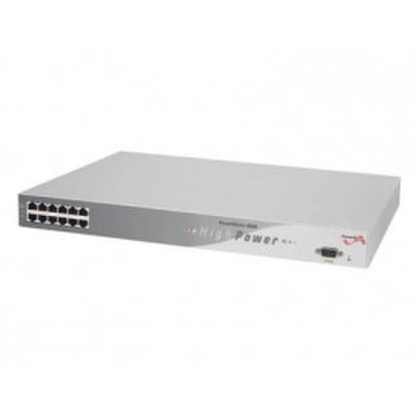 PowerDsine PD-8006/AC/M Управляемый Fast Ethernet (10/100) Power over Ethernet (PoE) 1U Серый сетевой коммутатор