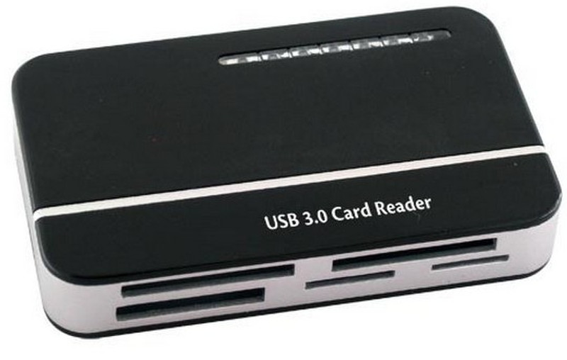 Astrotek AT-VCR-558 USB 2.0 Черный устройство для чтения карт флэш-памяти