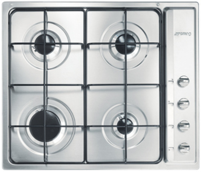 Smeg GKE64X-3 Встроенный Gas hob плита