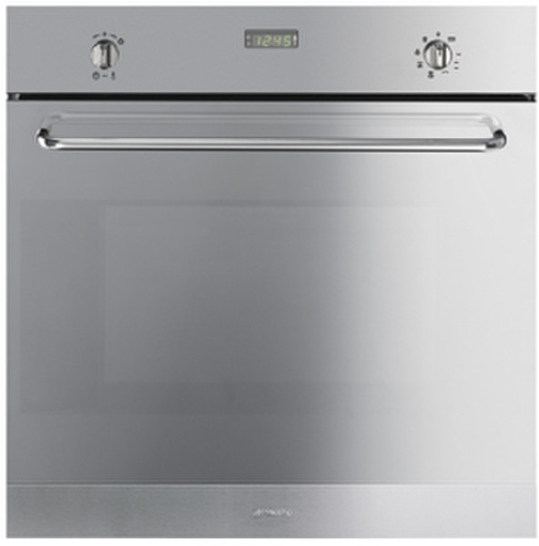 Smeg FC66X 51l Silber Backofen