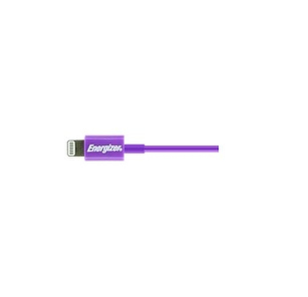 Energizer SYIPPU2 1m USB A Lightning Violet USB cable