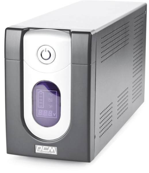 Powercom Imperial Line-Interactive 2000VA 6AC outlet(s) Compact Black uninterruptible power supply (UPS)