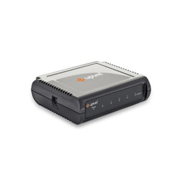 UPVEL US-5F Fast Ethernet (10/100) Черный, Серый сетевой коммутатор
