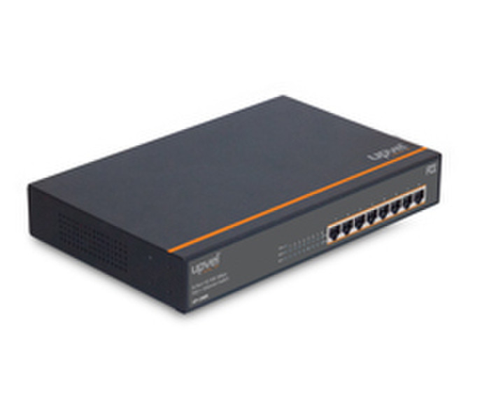 UPVEL UP-218FE Fast Ethernet (10/100) Power over Ethernet (PoE) Черный сетевой коммутатор