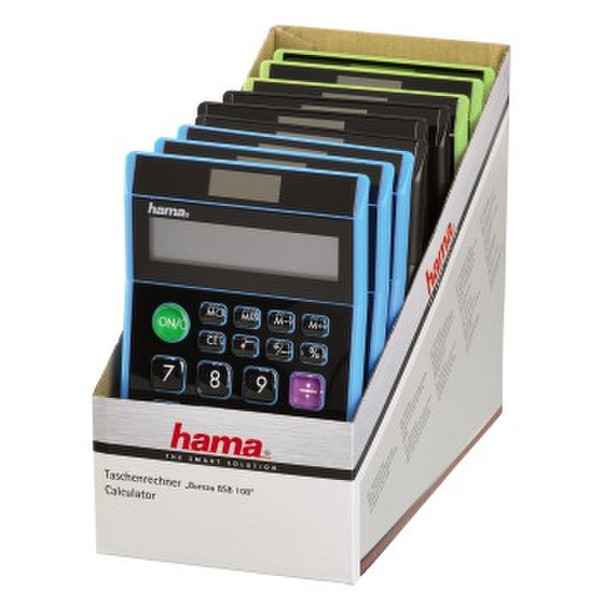 Hama 51513 Pocket Basic calculator Black,Blue,Green calculator