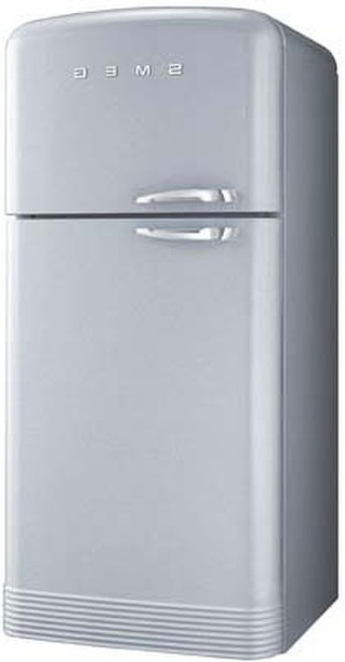 Smeg FAB28LB freestanding 222L Silver fridge-freezer