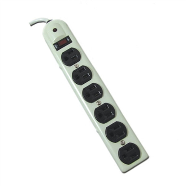Weltron WSP-600F 6AC outlet(s) 125V 1.8m Grey surge protector