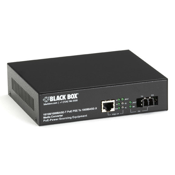 Black Box LPS500A-SM-10K-LC network media converter