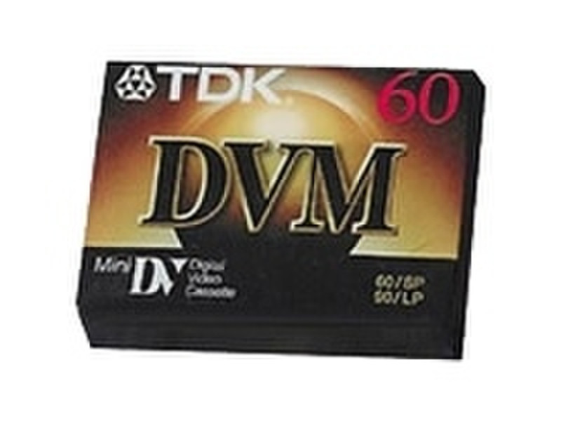 TDK Mini DV Tape for DVM60 Video сassette 60min 1Stück(e)