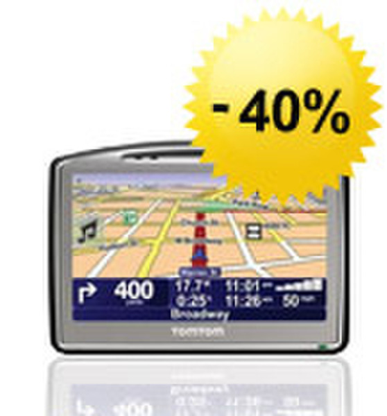 TomTom GO 520 Refurbished, UK Фиксированный 4.3