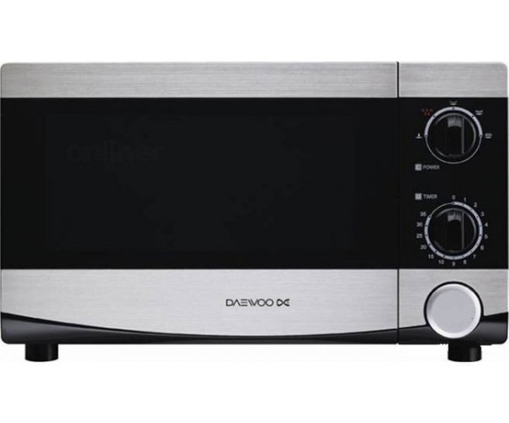 Daewoo KOR-6L45 Countertop 20L 700W Stainless steel microwave