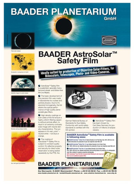 Baader Planetarium 2459280 Telescope filter telescope accessory