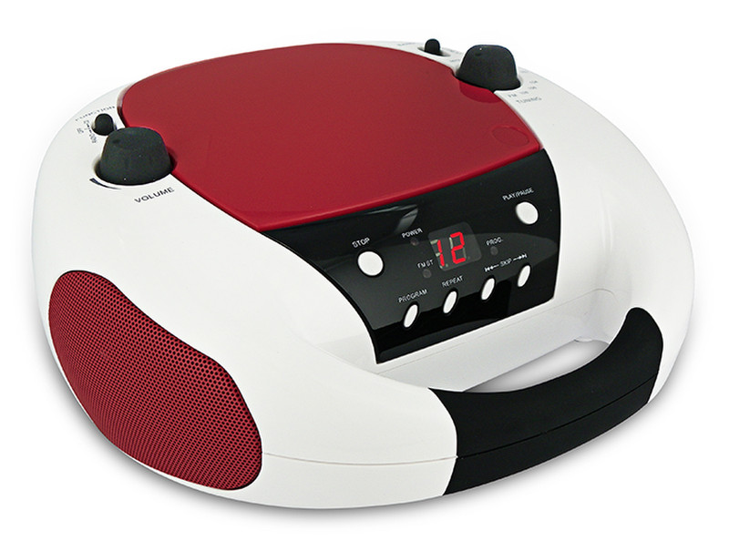 Bigben Interactive CD52 Аналоговый Красный, Белый CD радио