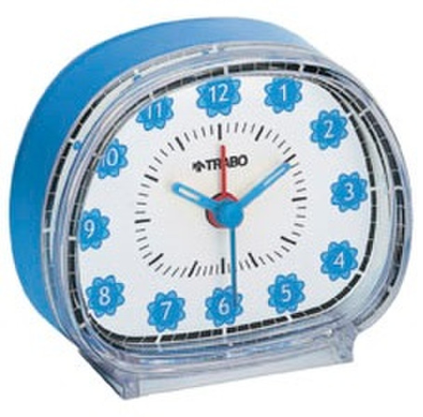TRABO FA023A Quartz table clock Oвальный Синий настольные часы