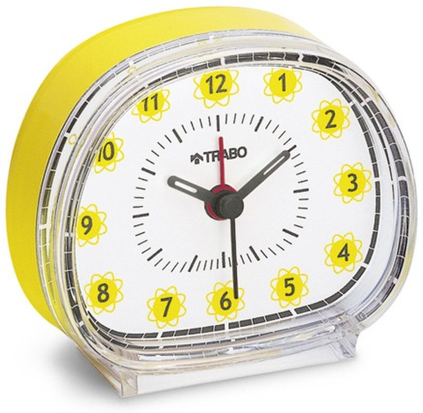 TRABO FA023G Quartz table clock Oвальный Желтый настольные часы