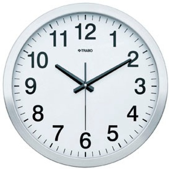 TRABO FP004 Quartz wall clock Kreis Weiß Wanduhr