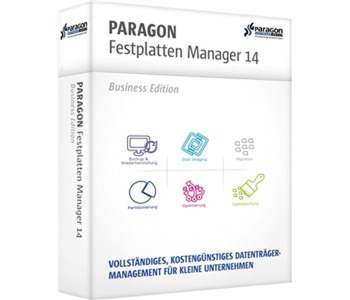 Paragon Festplatten Manager 14 Business, 2Y
