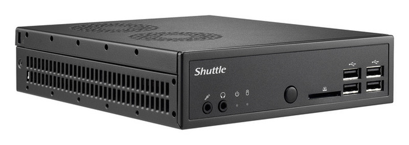 Shuttle DS81 Intel H81 Socket H3 (LGA 1150) Net-top Black PC/workstation barebone