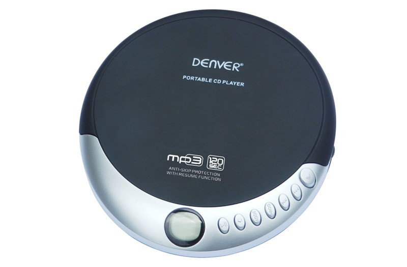 Denver DM-389 Portable CD player Schwarz, Silber