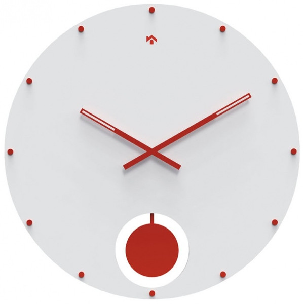 TRABO FP042 Quartz wall clock Круг Белый настенные часы