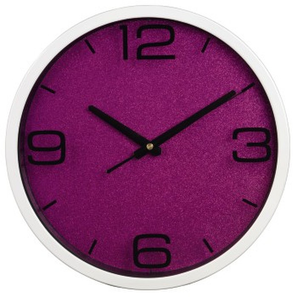 Hama PG-300 Quartz wall clock Круг Розовый, Белый