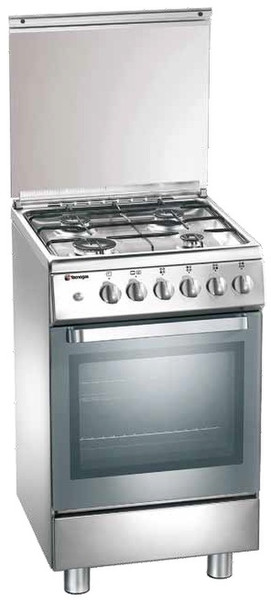 Tecnogas D13XS Freistehend Gas hob A Edelstahl Küchenherd