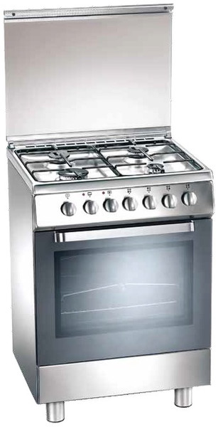 Tecnogas D52NXS Freestanding Gas hob Stainless steel cooker