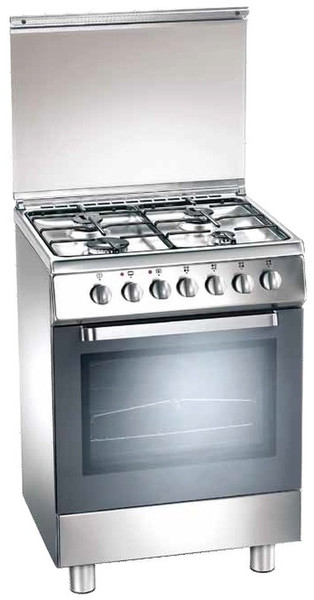 Tecnogas D53NXS Freestanding Gas hob A Stainless steel cooker