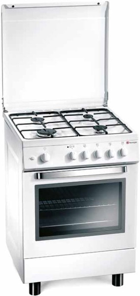 Tecnogas D 62 WS Freestanding Gas hob White