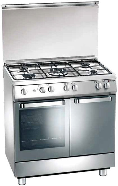 Tecnogas D884XS Freestanding Gas hob A Stainless steel cooker